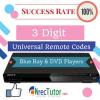3 Digit Universal Remote Control Code List For all DVD and Blu-Ray Players